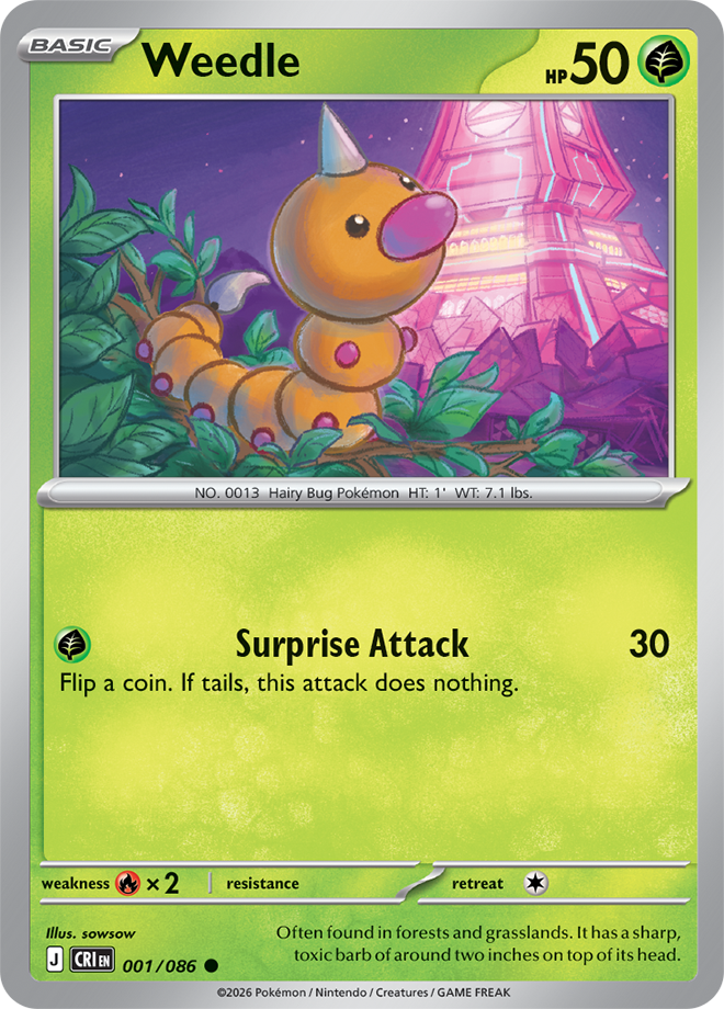 Weedle 001/086