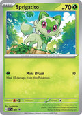 Sprigatito 001/SVP Promo Scarlet & Violet Promos Pokémon card