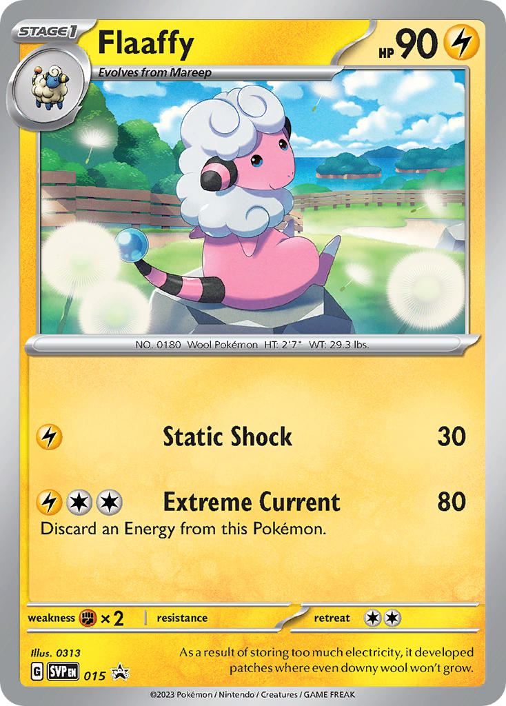 Flaaffy 015/SVP Promo Scarlet & Violet Promos Pokémon card