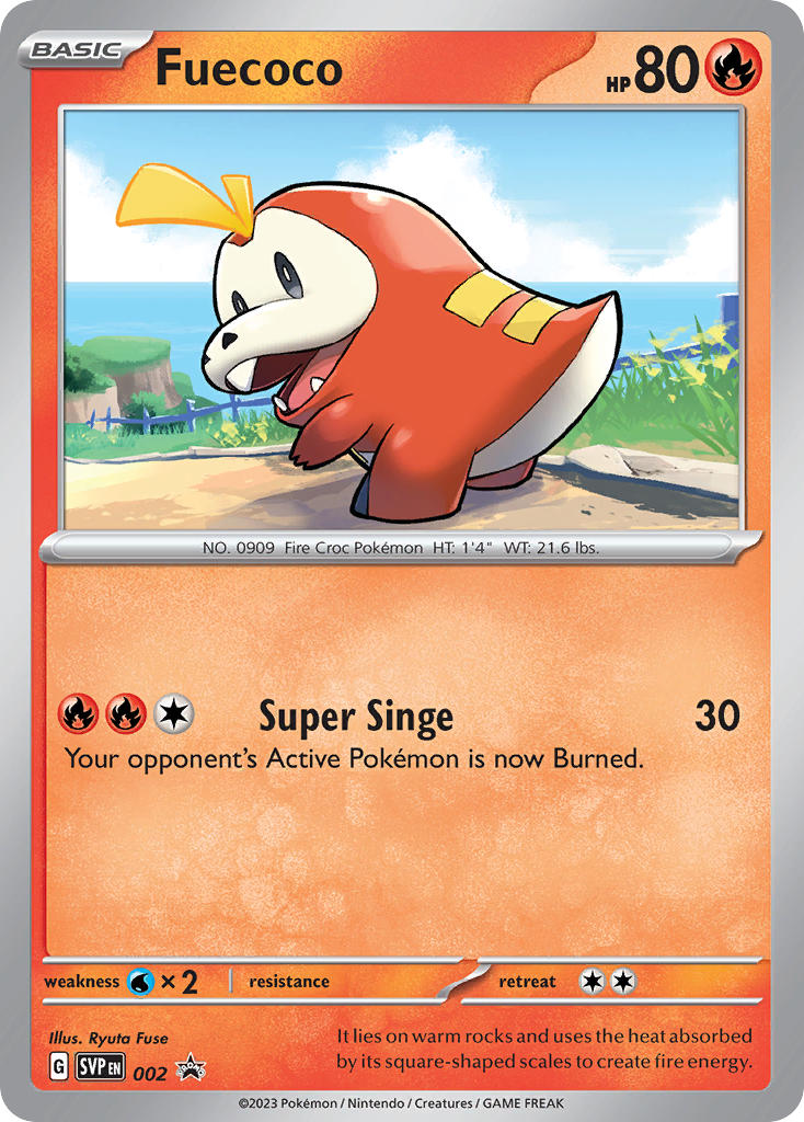 Fuecoco 002/SVP Promo Scarlet & Violet Promos Pokémon card