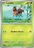Ledyba 002/142 Common Stellar Crown Pokémon card