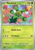 Maractus 003/091 Common Paldean Fates Pokémon card