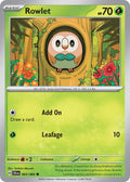 Rowlet 003/064 Common Shrouded Fable Pokémon card
