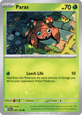 Paras 004/159 Common Journey Together Pokémon card