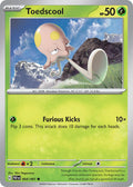 Toedscool 004/091 Common Paldean Fates Pokémon card