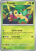 Pansage 004/182 Common Paradox Rift Pokémon card