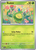 Budew 004/131 Common Prismatic Evolutions Pokémon card