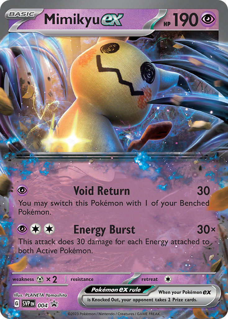 Mimikyu EX 004/SVP Promo Scarlet & Violet Promos Pokémon card