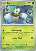 Dartrix 004/064 Common Shrouded Fable Pokémon card