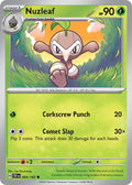 Nuzleaf 004/162 Uncommon Temporal Forces Pokémon card