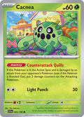 Cacnea 005/198 Common Scarlet & Violet Pokémon card