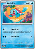 Squirtle 007/165 Common 151 Pokémon card
