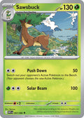 Sawsbuck 007/086 Uncommon White Flare Pokémon card