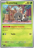 Scatterbug 008/198 Common Scarlet & Violet Pokémon card