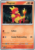 Magmar 009/091 Common Paldean Fates Pokémon card