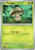 Foongus 010/086 Common Black Bolt Pokémon card