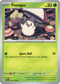 Foongus 010/159 Common Journey Together Pokémon card