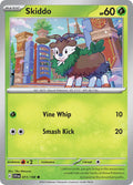Skiddo 011/198 Common Scarlet & Violet Pokémon card