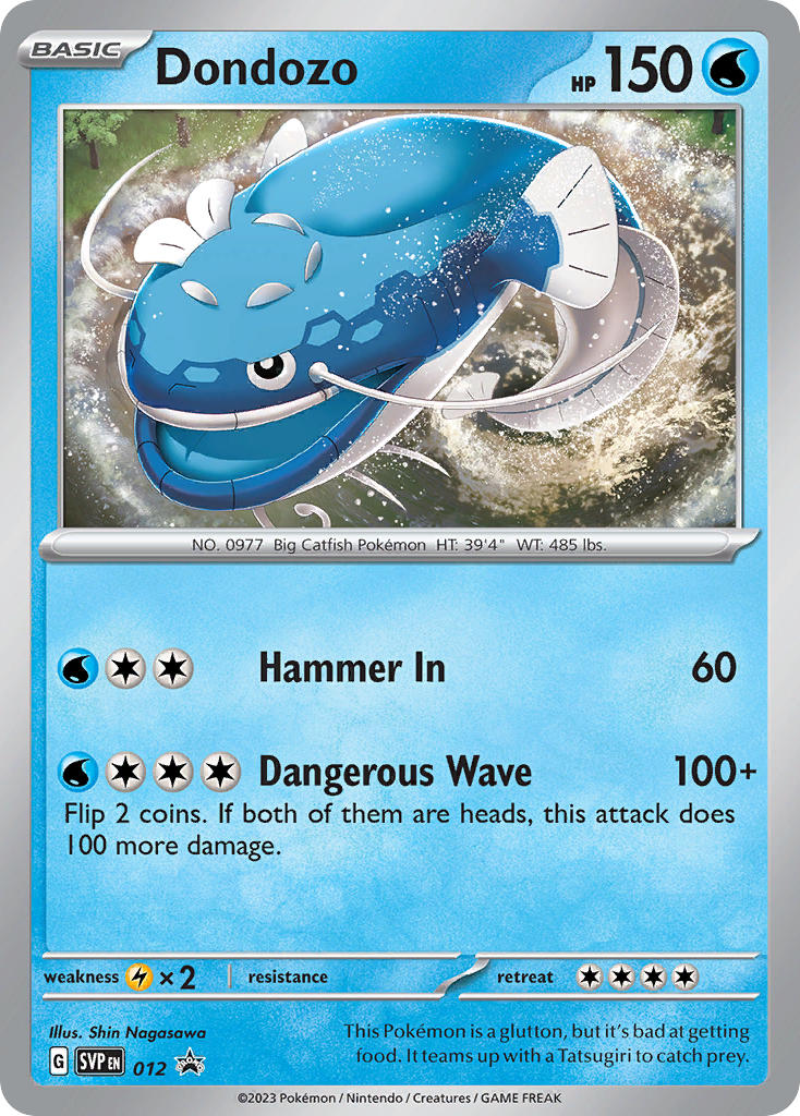 Dondozo 012/SVP Promo Scarlet & Violet Promos Pokémon card