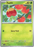 Applin 012/142 Common Stellar Crown Pokémon card