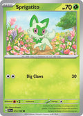 Sprigatito 013/193 Common Paldea Evolved Pokémon card