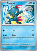 Sneasel 013/064 Common Shrouded Fable Pokémon card