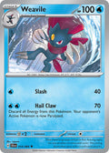 Weavile 014/064 Uncommon Shrouded Fable Pokémon card