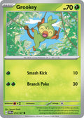 Grookey 014/167 Common Twilight Masquerade Pokémon card