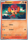 Pansear 014/086 Common White Flare Pokémon card