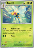Beedrill 015/165 Rare 151 Pokémon card