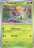 Toedscool 015/182 Common Paradox Rift Pokémon card