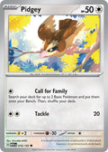 Pidgey 016/165 Common 151 Pokémon card