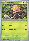 Toedscool 017/142 Common Stellar Crown Pokémon card