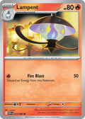 Lampent 017/086 Uncommon White Flare Pokémon card