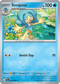 Simipour 018/086 Uncommon Black Bolt Pokémon card