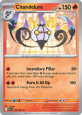 Chandelure 018/086 Rare White Flare Pokémon card
