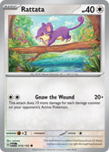 Rattata 019/165 Common 151 Pokémon card