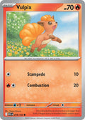 Vulpix 019/132 Common Mega Evolution Pokémon card