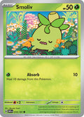 Smoliv 019/197 Common Obsidian Flames Pokémon card