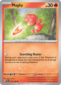 Magby 019/182 Common Paradox Rift Pokémon card