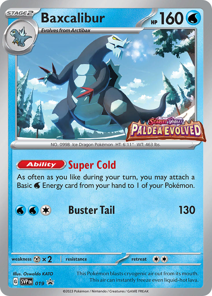 Baxcalibur 019/SVP Promo Scarlet & Violet Promos Pokémon card