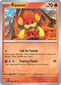 Pansear 020/182 Common Paradox Rift Pokémon card