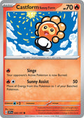 Castform Sunny Form 020/191 Common Surging Sparks Pokémon card