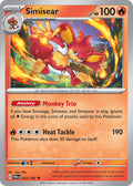 Simisear 021/182 Uncommon Paradox Rift Pokémon card