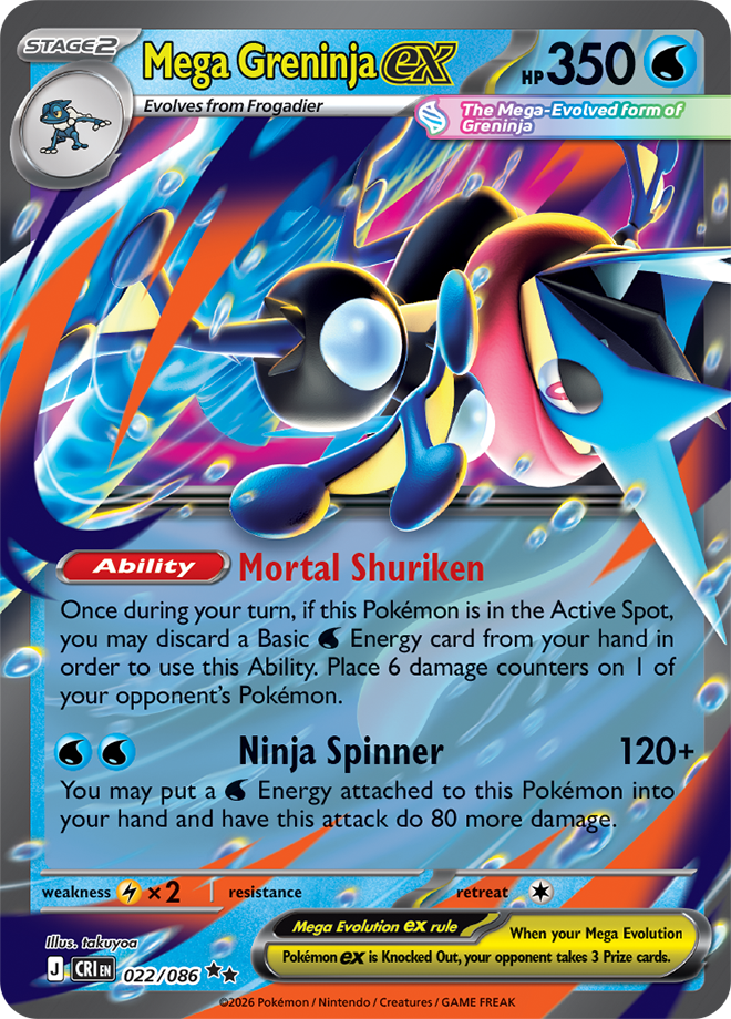 Mega Greninja EX 022/086
