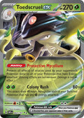 Toedscruel EX 022/197 Double Rare Obsidian Flames Pokémon card