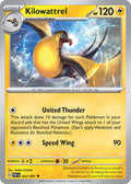 Kilowattrel 022/091 Uncommon Paldean Fates Pokémon card