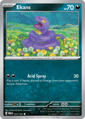 Ekans 023/165 Common 151 Pokémon card
