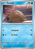 Swinub 023/094 Common Phantasmal Flames Pokémon card