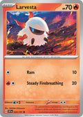 Larvesta 024/191 Common Surging Sparks Pokémon card